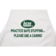 LEM Products Apron - Practice Safe Stuffing Use a Casing White