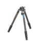 Leofoto LN-364C Heavy Duty Tripod w/ 75mm Bowl/Platform & Bag -Leveling Base Kit Black