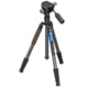 Leofoto LX-224CT/SW-02 Reversible Travel Tripod for Binoculars w/ 2-Way Pan Head Kit Black
