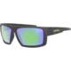 Leupold Switchback Mens Sunglasses, Matte Black Frame, Square Emerald Mirror Lens, Polarized, Regular-Wide, 179093