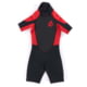 Level Six Child Shorty Neoprene Wetsuits - Kids Black/Red Size 6T