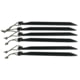 LiteFighter J-Stakes Set of 6 Black 7.75in x 0.5in