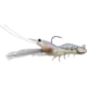 Live Target Fleeing Shrimp Soft Plastic Jig White Shrimp 1/4oz 2 3/4 in