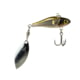 Lunkerhunt Natural Series Hatch Spin Bait Treble Fishing Hook w/ Willow Leaf Spin Tail 1 oz 1 Piece Common Shiner
