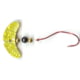 Mack's Lure Smile Blade Slow Death Rig Number 2 Hook Amber Sparkle Smile Blade/Gold Bead/Black Center Bead