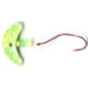 Mack's Lure Smile Blade Slow Death Rig Number 2 Hook Chrt Sparkle Smile Blade/Yellow Chrt Bead/Flo Chrt Center Bead