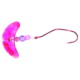 Mack's Lure Smile Blade Slow Death Rig Number 2 Hook Pink Sparkle Smile Blade/Flo Pink Bead/Flo Purple Center Bead