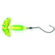 Mack's Lure Smile Blade Spindrift Walleye Spinner Number 1 Hook 72in Leader Chartreuse Green Tiger Smile Blade/Chrt Grn Scale Pill