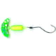 Mack's Lure Smile Blade Spindrift Walleye Spinner Number 1 Hook 72in Leader Green Silver Tiger Smile Blade/Chartreuse Green Scale Pill