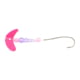 Mack's Lure Smile Blade Super Slow Death Rig Number 1 Hook Hot Pink Sparkle Smile Blade/Flo Purple TapeRed Bead/Flo Pink Bead