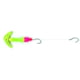 Mack's Lure Wally Pop Crawler Series Spinner 2 Number 4 Hooks 72in Leader Chartreuse Sparkle Smile Blade/Lime Green Tubing Color1/Flo Pink Tubing