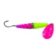 Mack's Lure Wedding Ring Classic Original Spinner Number 6 Hook 48in Leader Hot Pink Blade/Yellow Chartreuse/Hot Pink Bead