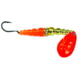 Mack's Lure Wedding Ring Classic Original Spinner Number 6 Hook 48in Leader Orange Blade/Gold/Flo Fire Orange Bead