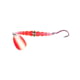 Mack's Lure Wedding Ring UV Spinner Number 8 Hook 48in Leader Silver/Orange Blade/Flo Orange Bead