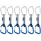 Mammut Crag Wire 10 cm Indicator 6-Pack Quickdraws Wire Gate/Wire Gate Silver-Ultramarine 10 cm