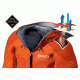 Mammut Nordwand Pro Hard Shell Hooded Jacket - Men's, Sunrise/ Ice, XXL, 1010-13950-2016-117