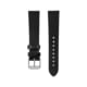 Marathon Cross Hatch 2-Piece Strap Italian Leather Parkerized Buckle 20mm Black Extra Long