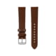 Marathon Cross Hatch 2-Piece Strap Italian Leather Parkerized Buckle 20mm Cognac Extra Long