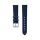 Marathon Cross Hatch 2-Piece Strap Italian Leather Parkerized Buckle 20mm Royal Blue Standard