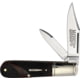 Marbles Barlow Brown Checkered Bone Folding Knife 3.5in Closed Satin Stainless Clip/Pen Blades Brown Checkered Bone Handle