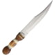 Marbles Bowie Knife 11.75" satin finish stainless clip point blade Burnt bone and wood handle # 12 / MR570