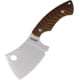 Marbles Chopper Brown Micarta 3.50 in Fixed Blade Knife Brown sculpted micarta
