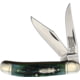 Marbles Copperhead Stag Bone Folding Knife Green jigged bone KB207