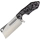 Marbles Fixed Blade 3.5" stainless blade Black and gray sculpted G10 handle MR560 /