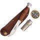 Marbles Fixed Blade Knife Gift Set4inStainless Steel Mirror Polish BladeStacked Leather Handle KE13 +COMPASS+MATCH SAFE