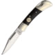 Marbles Lockback D2 Folding Knife 2.5" mirror finish D2 tool steel clip point blade Black micarta handle