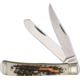 Marbles Trapper Imitation Stag Folding Knife SS Clip/ Spey Blades Imitation Stag Handle KB201/ MR414 #61 SHIELD