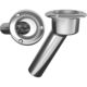 Mate Series Stainless Steel 30 Rod & Cup Holder - Open - Round Top