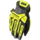 Mechanix Wear M-Pact Open Cuff E5 Cut Resistant Gloves - Men's Flourescent Yellow Small