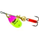 Mepps Aglia In-Line Spinner 1/12 oz Plain Treble Hook Hot Pink & Chartreuse Blade B0 HPC