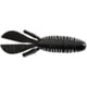 Missile Baits Baby D Bomb Soft Bait 7 3.65in Black Red Flake
