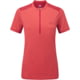 Mountain Equipment Nava Short Sleeve Zip T - Womens Hibiscus/Capsicum 14 ME-006653HC-14