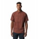 Mountain Hardwear Big Cottonwood Short Sleeve Shirt - Men's Clay Earth Bandana Grid Small