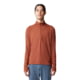 Mountain Hardwear Butter Up Half Zip Top - Men's Iron Oxide Large