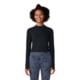 Mountain Hardwear Crater Lake Long Sleeve Crop - Women's Black M