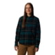 Mountain Hardwear Plusher Long Sleeve Shirt - Women's Large Dark Marsh Tart  Marsh Tart-L