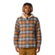 Mountain Hardwear Plusher Microchill Lined Shirt - Men's Golden Brown Ombre Buffalo Check Print Large