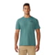 Mountain Hardwear Sunblocker Short Sleeve Shirt - Men's Blue Pine Heather Small