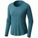 Mountain Hardwear Wicked Lite Long Sleeve T-Shirt - Women's, Lakeshore Blue, M 1660891328-M