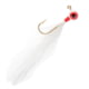 Strike King Mr. Crappie Teen-Zee Sausage Head Jighead Unique Wide Head Shape Number 8 Hook 1/32oz 6-Pack Black