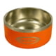 Mud River Stainless Steel Dog Food Bowl Orange 64 oz
