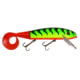 Musky Mania Squirrely Jake Fishing Plug w/ Live Action Tail 9in 1 1/8 oz Firetiger Stripe