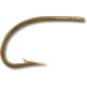 Mustad Classic O'Shaughnessy Live Bait Hook Forged 3X Short Shank Ringed Eye Bronze Size 6 100 per Pack