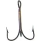 Mustad Classic Treble Hook Standard Shank Ringed Eye Bronze Size 18 5 per Pack