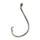 Mustad Octopus Inline Circle Up Eye Black Nickel Size 9/0