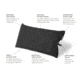 NEMO Equipment Fillo Elite Luxury Pillow, Midnight Gray, 811666031297